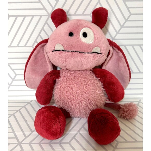 NICI MONSTERS Uih Rose Pink Plush Cuddle 11” - Picture 1 of 9